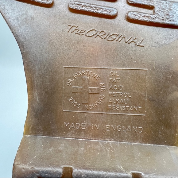 Vintage Made in England Dr. Marten Lace Up Boots - Picture 11 of 15